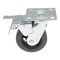 Vestil Rubber Swivel With Total Brake Caster 5 In. Diameter x 2 In. Width 440 lb Dark Black CST-VE-5X2MR-SWTB - alternate 4